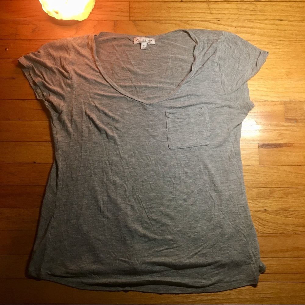 Gray Breezy Tee